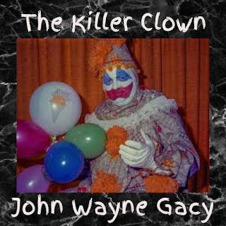 Picture of John Wayne gacy dressed as pogo the clown