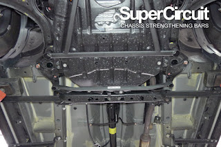 The SUPERCIRCUIT Front Lower Bar made for the Perodua Aruz.