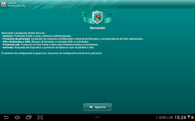 Descargar Kaspersky Mobile Security un antivirus para su Anroid