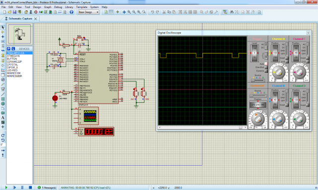 ATMega16 Timer/Counter0 Phase Correct PWM