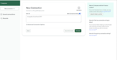 Setup MongoDB Compass