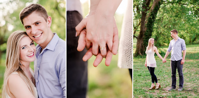 Alexandria, VA Belle Haven Park Engagement Photo Session photographed by Maryland Wedding Photographer Heather Ryan Photography