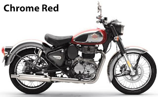 Royal Enfield Classic 350 Chrome Red.