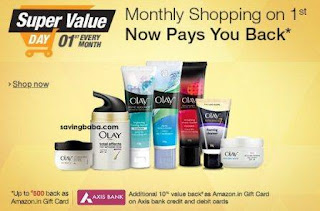 Beauty & Personal Care upto 60% off + Free upto Rs. 500 Amazon Gift Card + 10% Cashback – Amazon Value Bazaar