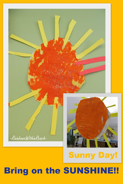 photo of: Preschool Sunshine Paintings