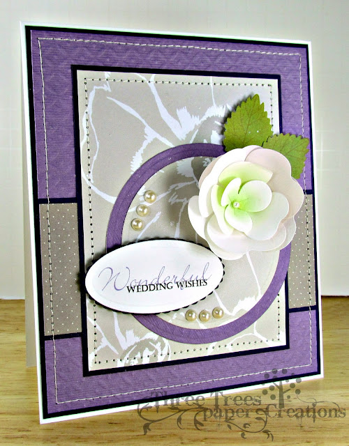 Purple Silver Wedding