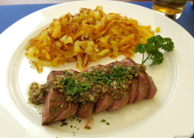 Filet of Lamb “Provençale” with Rösti at Restaurant Zum See.