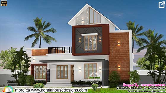 1751 square feet modern house with 3 bedrooms