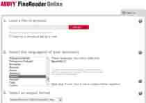 OCR online: Abbyy FineReader reconocedor óptico de caracteres online Abbyy FineReader