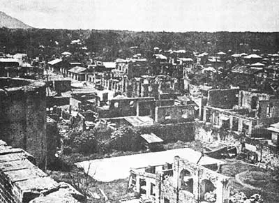 Lipa Batangas in ruins