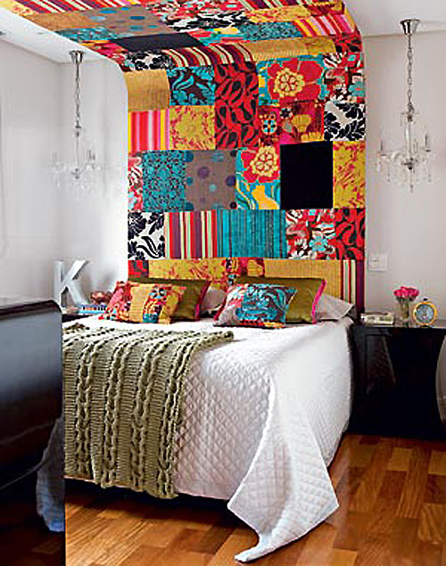 PATCHWORK EN EL DORMITORIO by dormitorios.blogspot.com