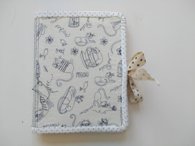 funda e-book, case, protége e-book, costura, couture, sewing, travel, viaje, voyage