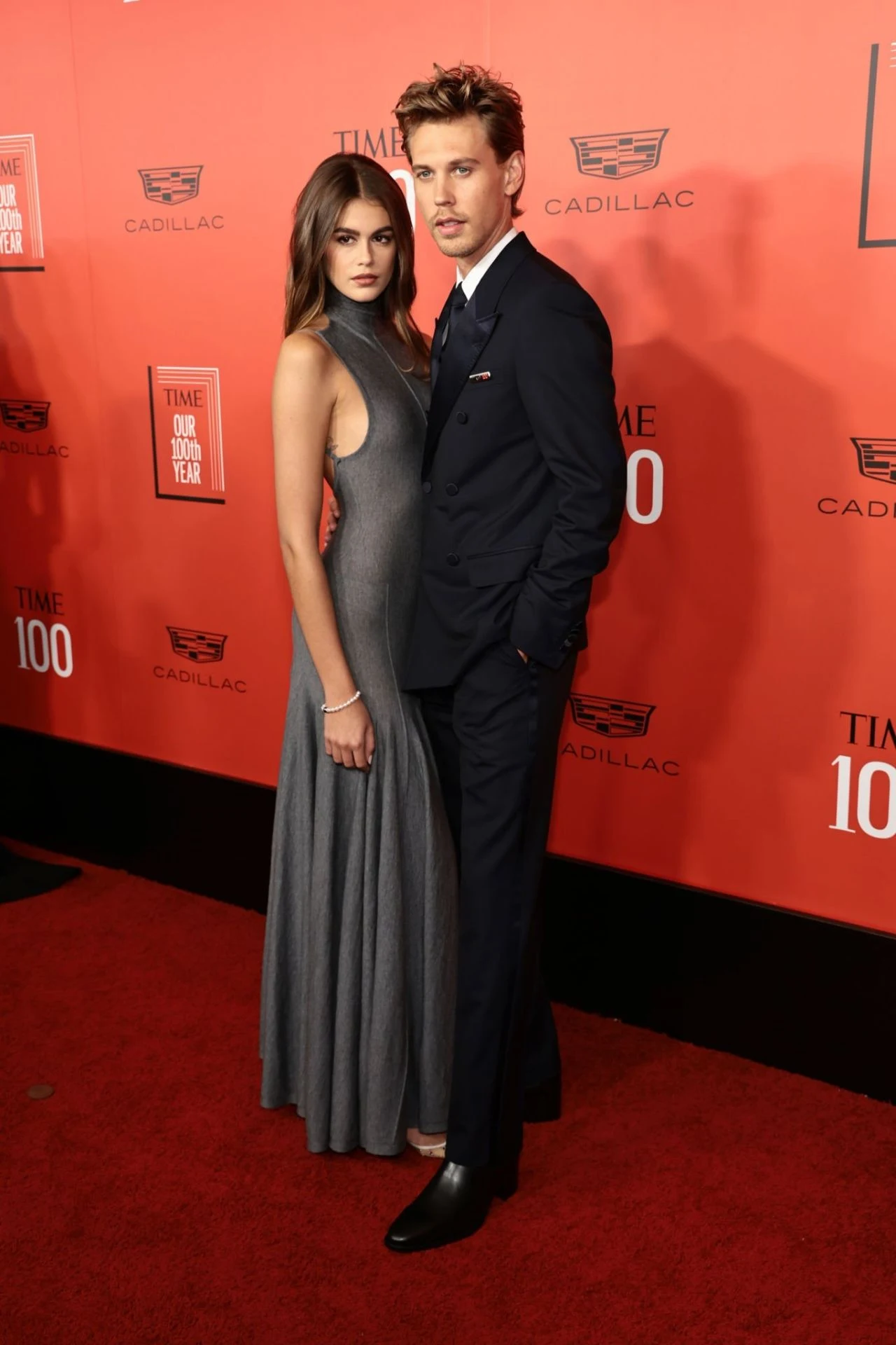 Kaia Gerber and Austin Butler Make a Stylish Couple at the Time 100 Gala Red Carpet