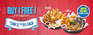 Chatter Platter or BFF Platter Buy 1 Free 1 Promotion at The Manhattan Fish Market (20 March - 16 April 2017)