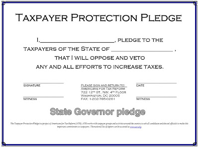 Grover norquist no tax pledge signers