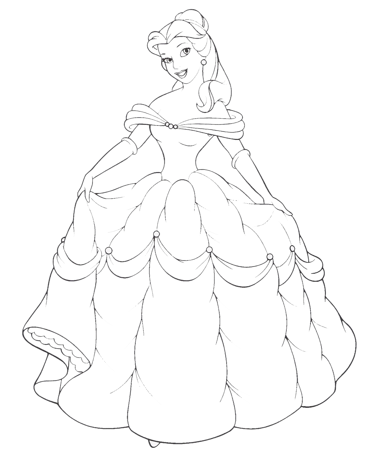 princess coloring pages