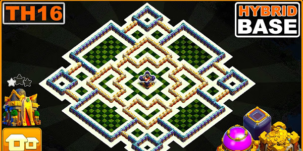 Town Hall 16 Symmetrical Hybrid Base: Mastering the Ultimate Defense [COPY LINK]