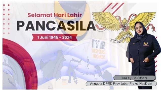 Tia Fitriani DPRD JABAR Tanggapi Hari lahir Pancasila 2024