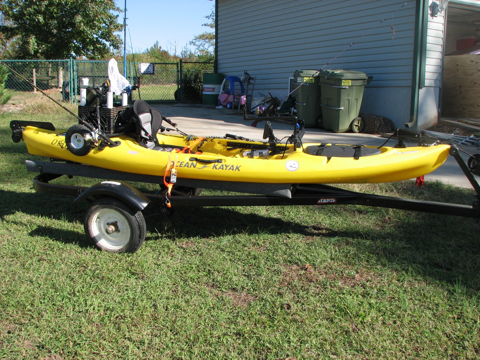  launch trailer making it easier to launch my kayak without any help