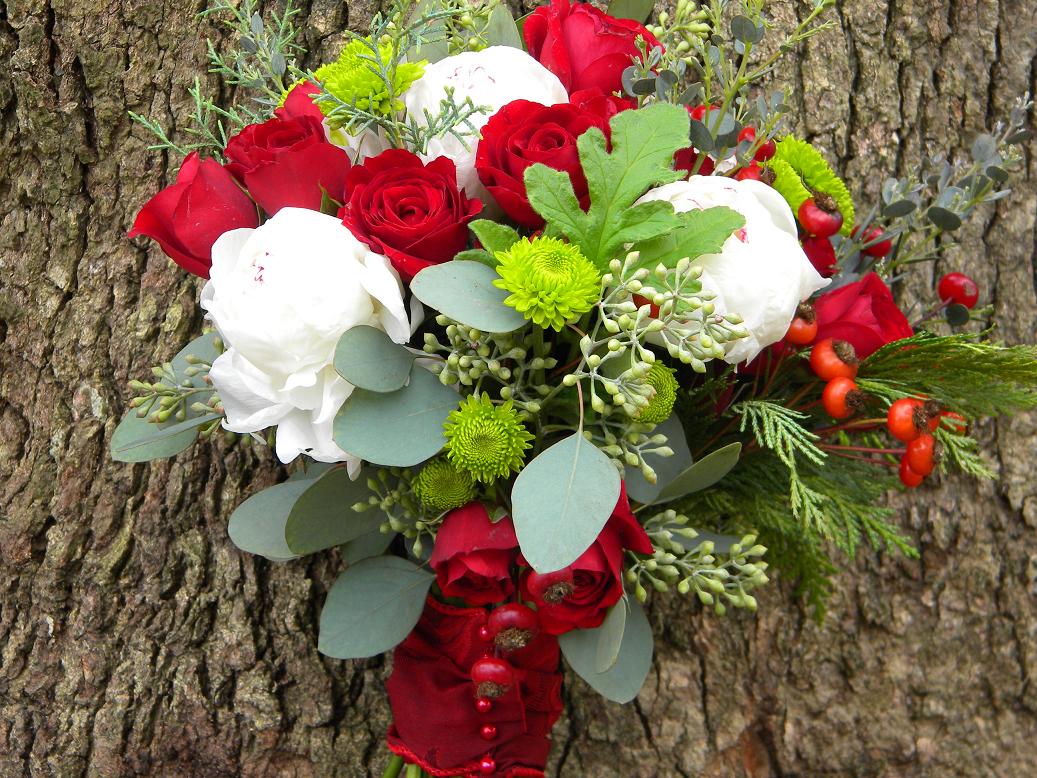 christmas wedding flower