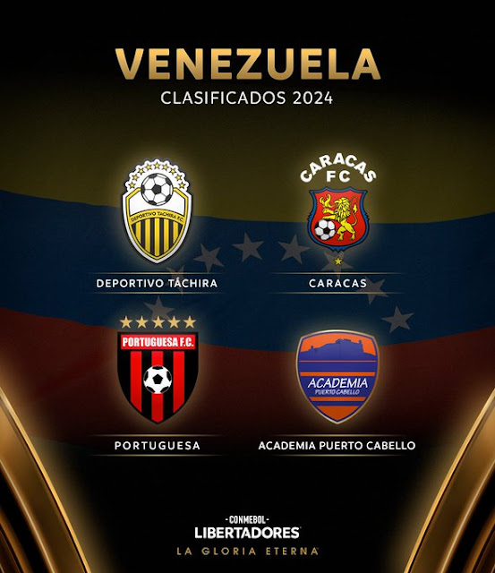 Equipos Clasificados a Copa Libertadores 2024