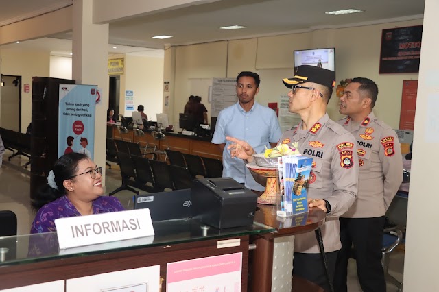 Kapolres Karangasem Cek Mall Pelayanan Publik Pastikan Layanan Bebas Pungli