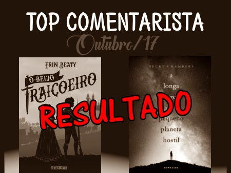 Resultado do Top Comentarista de Outubro/2017