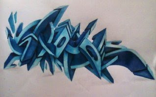 blue alphabet clipart,graffiti letters