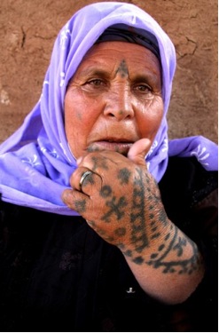 kurdish face tattoos