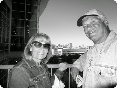Houston in the background