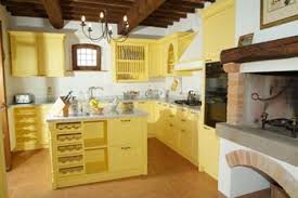 Cocina color amarillo