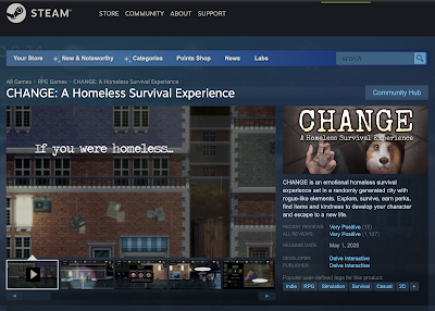 CHANGE - video game about homelessness