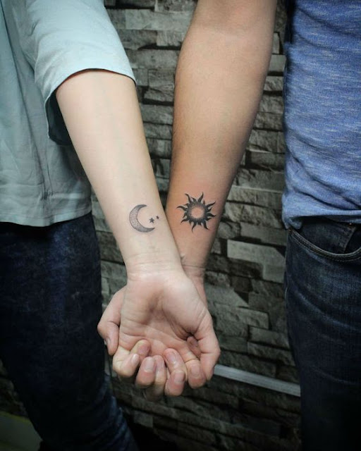 24 Pretty Sun And Moon Tattoo Ideas To Copy This Summer Styleuki