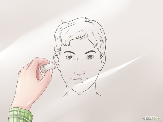 Cara Menggambar Wajah Pria