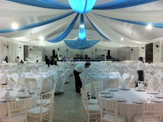 Decoracion de Bodas con Telas, parte 1