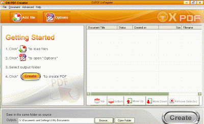 OX PDF Creator v1.0 - software gratis, serial number, crack, key, terlengkap