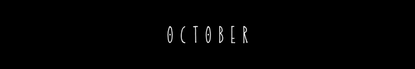 black box with the word October