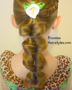 princess jasmine ponytail