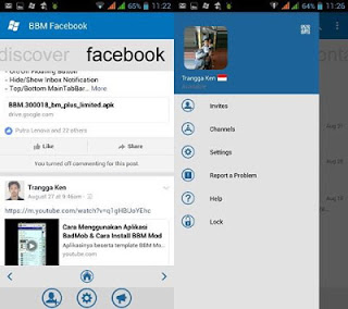 BBM MOD Windows Phone FACEBOOK V3.0.1.25 Terbaru