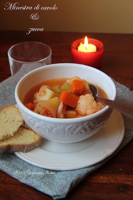 Zuppa di cavolfiore e zucca