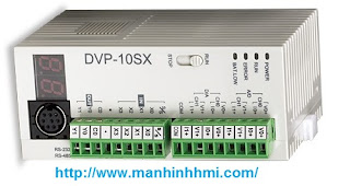 Bộ điều khiển lập trình PLC Delta DVP10SX11R tích hợp tín hiệu analog vào ra