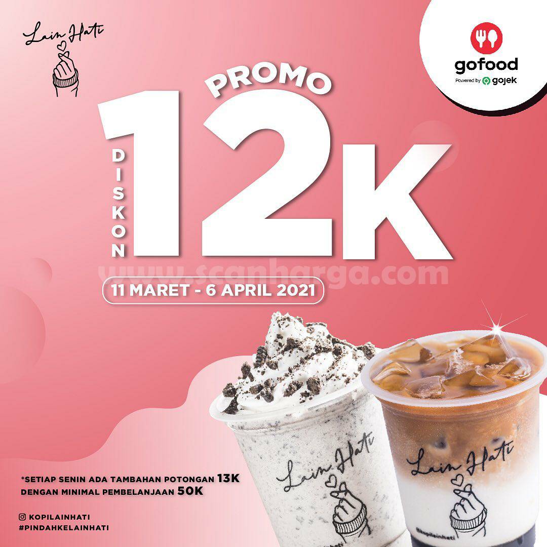 KOPI LAIN HATI Promo DISKON Rp 12.000 via aplikasi GOFOOD