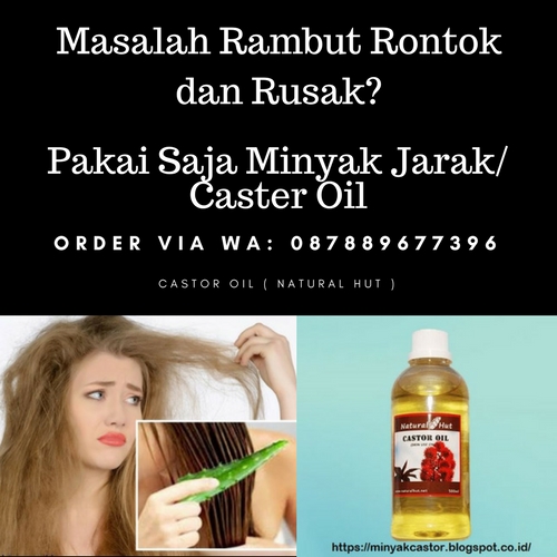 Jual Minyak Jarak Murni, Jual Castor Oil Untuk Rambut, Cara Mengatasi Rambut Rontok