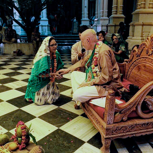 Initiation Ceremony of Prema Sarovara Devi Dasi by Sankarshan Das