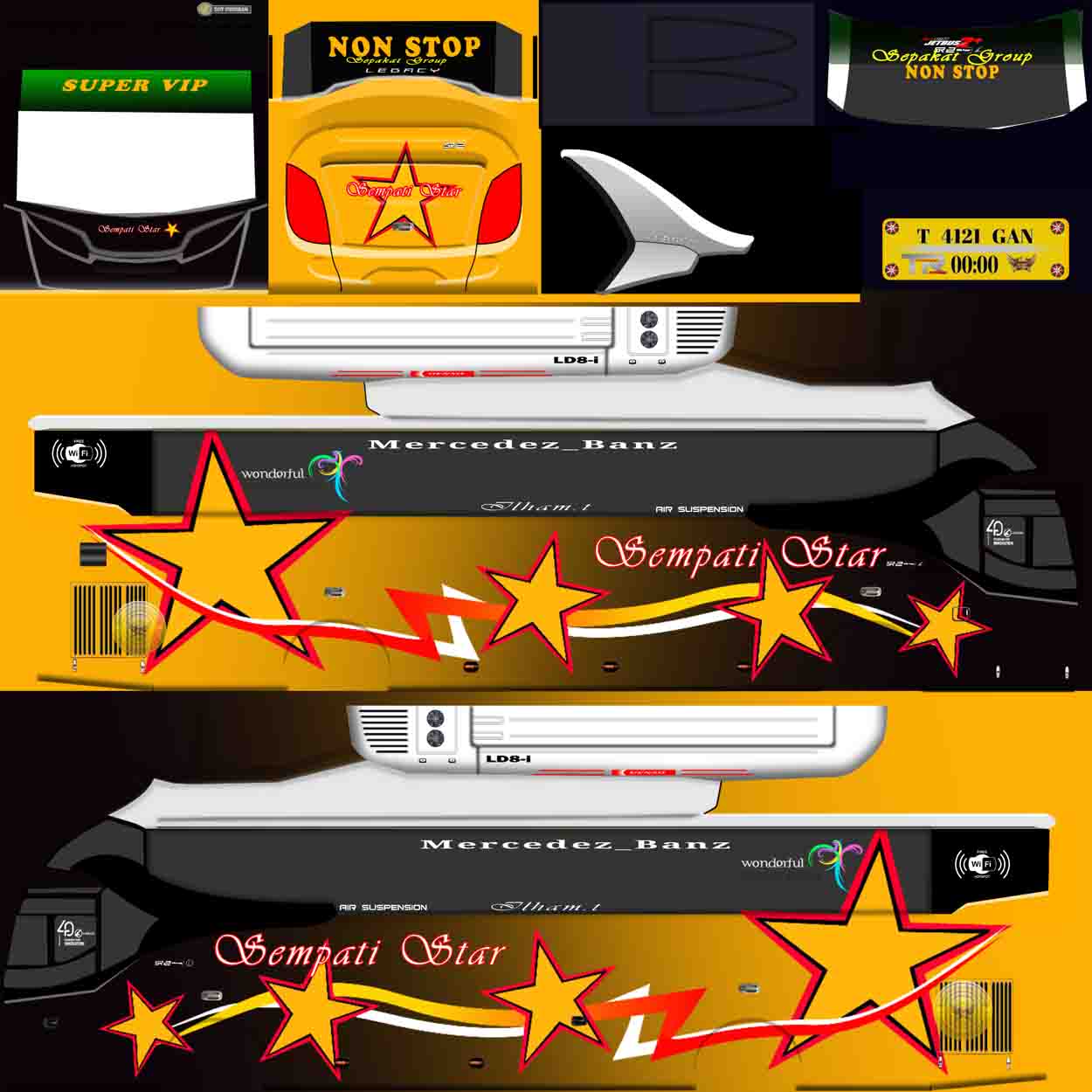 livery arjuna xhd rombak sr2