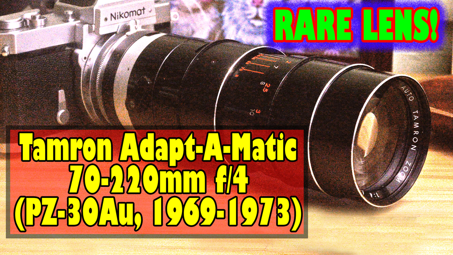 Tamron Adapt-A-Matic Zoom 70-220mm f/4 (Model PZ-30Au, 1969-1973)