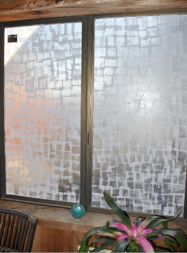 Diy frosted window