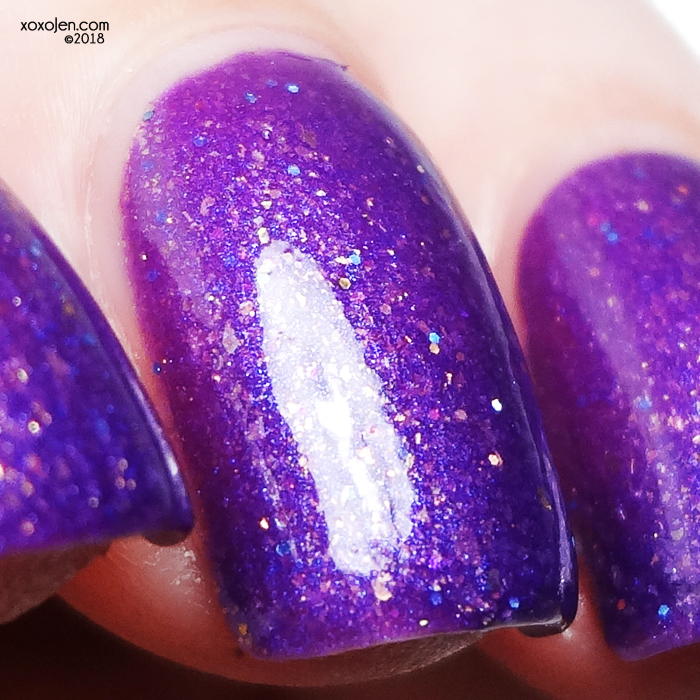 xoxoJen's swatch of Sassy Cats Lacquer 99 problems but a prince ain't 1