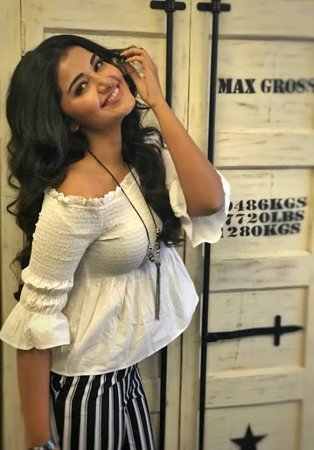 Telugu actress Anupama Parameshwaran new images in white dress