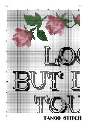 Look but don't touch funny sassy quote cross stitch pattern